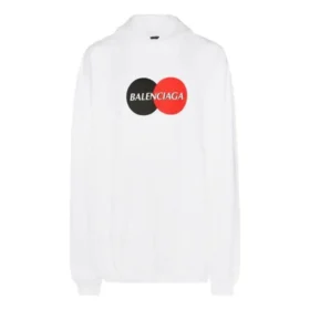 Hættetrøje med ensartet logo-print “Hvid” 620973TIV809000 Hættetrøje med ensartet logo-print “Hvid” 620973TIV809000