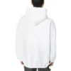 Hættetrøje med ensartet logo-print “Hvid” 620973TIV809000