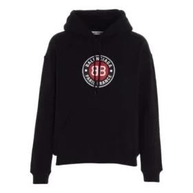 Hættetrøje med lange ærmer og BB-logo, sort 612959TJVD71000