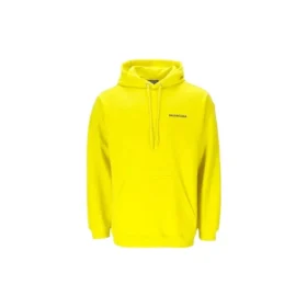Hættetrøje med logo i medium pasform “Yellow” 600583TIV847440