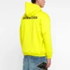 Hættetrøje med logo i medium pasform “Yellow” 600583TIV847440