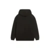 Hættetrøje med logo, medium pasform “Washed Black” 600583TLVB81146
