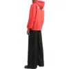 Hættetrøje med logo på ryggen, regular fit “Bright Red” 600583TMVF53168