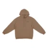 Hættetrøje med logo på ryggen, regular fit “Brown” 600583TMVF57761