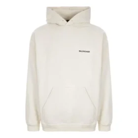 Hættetrøje med logo på ryggen, Regular Fit “Off White” 600583TMVF5-9069 Hættetrøje med logo på ryggen, Regular Fit “Off White” 600583TMVF5-9069