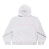 Hættetrøje med lynlås bagpå, regular fit “Dirty White baby-pink” 803264TSVP12420