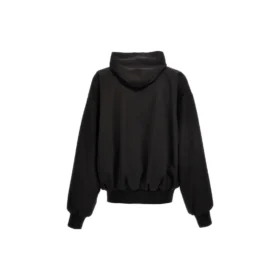 Hættetrøje med lynlås, Large Fit “Black” 750965TNT391000