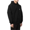 Hættetrøje med lynlås og broderet logo “Black” 674719TLVH81070
