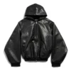 Hættetrøje med lynlås og foring, Large Fit “Black” 790311TQS141000