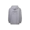 Hættetrøje med lynlås og print, small fit “Grey” 744454TOVN41167