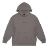 Hættetrøje med rygprint, medium pasform “Grey” 600583TNVH11227