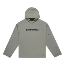 Hættetrøje med sløret logo i distressed-look “Grey” 661711TKVD68174 Hættetrøje med sløret logo i distressed-look “Grey” 661711TKVD68174