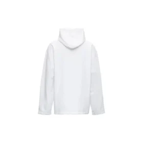 Hættetrøje med sløret logo i distressed-look “Hvid” 661711TKVD69040
