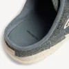 Hamptons-denim-mules til kvinder i blå/offwhite