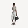 Hamptons-denim-mules til kvinder i blå/offwhite