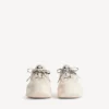 Hamptons-platform-Sneakers i ruskind til kvinder i beige/sort