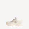 Hamptons-platform-Sneakers i ruskind til kvinder i beige/sort