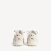 Hamptons-platform-Sneakers i ruskind til kvinder i beige/sort