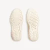 Hamptons-platform-Sneakers i ruskind til kvinder i beige/sort