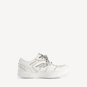 Hamptons-platformsneaker til kvinder i hvid