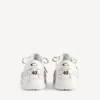 Hamptons-platformsneaker til kvinder i hvid