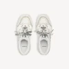 Hamptons-platformsneaker til kvinder i hvid