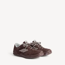 Hamptons-sneaker i ruskind til mænd i mørkebrun/grå Hamptons-sneaker i ruskind til mænd i mørkebrun/grå
