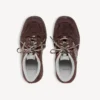 Hamptons-sneaker i ruskind til mænd i mørkebrun/grå Hamptons-sneaker i ruskind til mænd i mørkebrun/grå