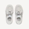 Hamptons-sneaker i ruskind til mænd i offwhite/sort