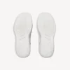 Hamptons-sneaker til kvinder i hvid med medium slidt look Hamptons-sneaker til kvinder i hvid med medium slidt look