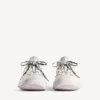 Hamptons-sneaker til mænd i medium slidt look i beige/grøn