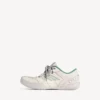 Hamptons-sneaker til mænd i medium slidt look i beige/grøn