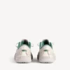 Hamptons-sneaker til mænd i medium slidt look i beige/grøn