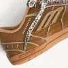 Hamptons-sneaker til mænd i medium slidt look i kamel