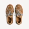 Hamptons-sneaker til mænd i medium slidt look i kamel