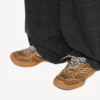 Hamptons-sneaker til mænd i medium slidt look i kamel