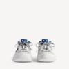 Hamptons-sneaker til mænd i slidt look i hvid/mørkeblå/grå Hamptons-sneaker til mænd i slidt look i hvid/mørkeblå/grå