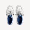 Hamptons-sneaker til mænd i slidt look i hvid/mørkeblå/grå Hamptons-sneaker til mænd i slidt look i hvid/mørkeblå/grå