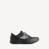 Hamptons-sneaker til kvinder i sort med slidt look Hamptons-sneaker til kvinder i sort med slidt look