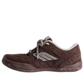 Hamptons Suede Sneaker “Dark Brown Grey” 841765WHPSU2290WHITE