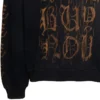 Heavy Metal-hettetrøje i bomuld “Washed Black” 739024-TOVD8-1055