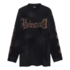 Heavy Metal langærmet T-shirt i oversized pasform “Black Faded” 739783TOVE11055