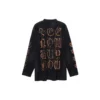 Heavy Metal langærmet T-shirt i oversized pasform “Black Faded” 739783TOVE11055