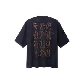 Heavy Metal T-shirt i Large-pasform “Black Faded” 744439TOVE11055