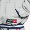 Herre 3b fodbold-poloshirt i grå/hvid Herre 3b fodbold-poloshirt i grå/hvid