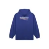 Herre Balenciaga med logo-print, klassisk marineblå 600583TIV531195