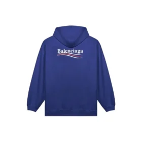 Herre Balenciaga med logo-print, klassisk marineblå 600583TIV531195