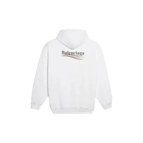 Herre Balenciaga Political Campaign Logo Hvid 600583TIV539040