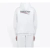 Herre Balenciaga Political Campaign Logo Hvid 600583TIV539040