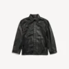 Herre-carcoat-jakke i sort